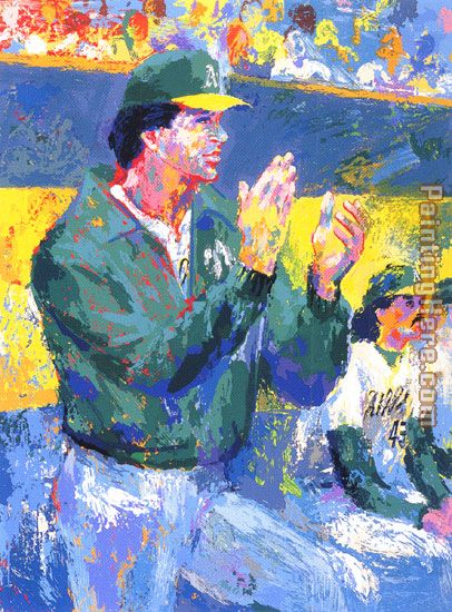 Tony LaRussa Manager of the Year painting - Leroy Neiman Tony LaRussa Manager of the Year art painting